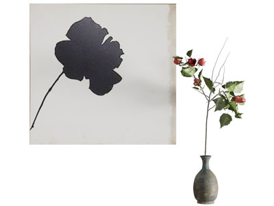 现代挂画 花瓶花卉3d模型 现代挂画 花瓶花卉