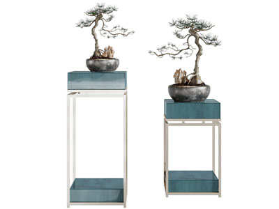 新中式松树盆景盆栽