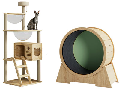 现代猫爬架 猫窝 猫玩具 生活用品