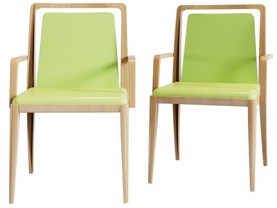 现代实木休闲椅子 餐椅