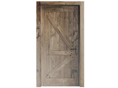 工业风loft房门 平开门 木门3d模型 工业风loft房门 平开门 木门