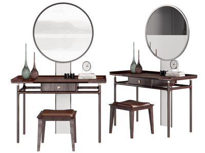 现代中古风化妆 梳妆台