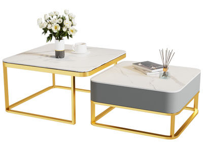 现代方形边几茶几3d模型 现代方形边几茶几