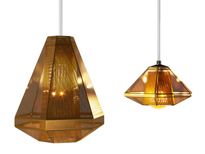 现代多边形钻石吊灯