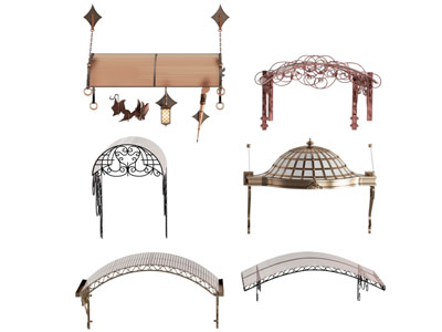 欧式古典雨棚 遮阳棚