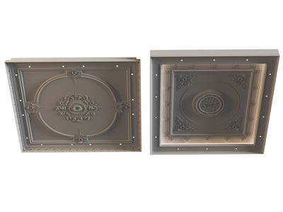 欧式天花吊顶3d模型 欧式天花吊顶