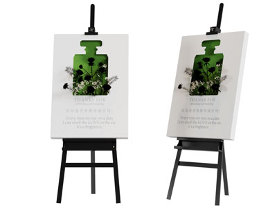 现代创意画架 立体装饰画 摆件