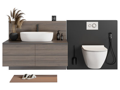 现代洗手台 马桶