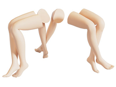 现代人双腿脚模特 美甲 模型3d模型 现代人双腿脚模特 美甲 模型