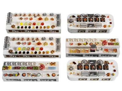 现代自助餐取餐台 调料台