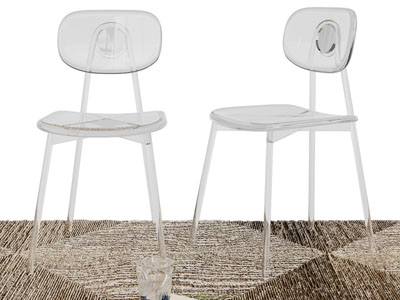现代亚克力休闲椅子 餐椅