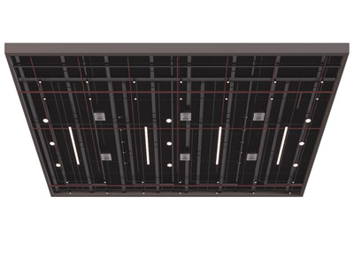 工业风loft管道天花吊顶3d模型 工业风loft管道天花吊顶