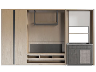 现代玄关装饰鞋柜