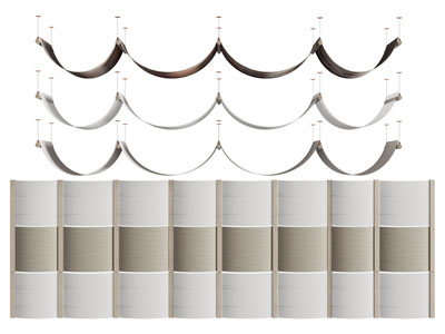 现代帷幔吊顶3d模型 现代帷幔吊顶