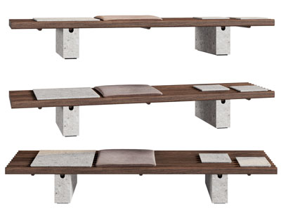 现代长方形凳子