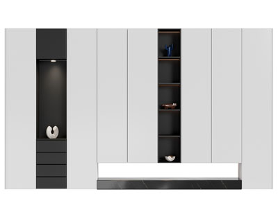 现代装饰衣柜3d模型 现代装饰衣柜