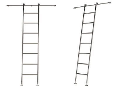 现代可滑动梯子