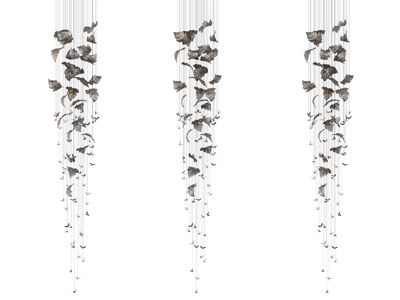 现代树叶垂线吊灯