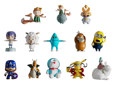 现代动漫卡通 游戏影视角色 手办玩偶