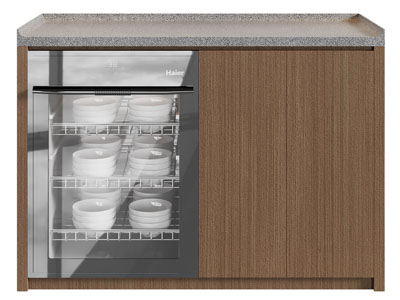 现代嵌入橱柜的洗碗机 厨房电器3d模型 现代嵌入橱柜的洗碗机 厨房电器