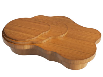 现代不规则形茶几3d模型 现代不规则形茶几