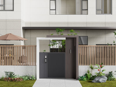 现代庭院铁艺大门 别墅庭院门3d模型 现代庭院铁艺大门 别墅庭院门