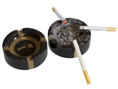 现代烟灰缸 香烟