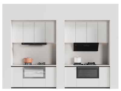 现代燃气灶 抽油烟机 烤箱 厨房电器3d模型 现代燃气灶 抽油烟机 烤箱 厨房电器