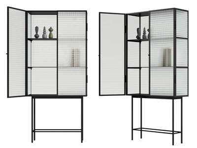 现代高脚玄关柜 装饰柜3d模型 现代高脚玄关柜 装饰柜