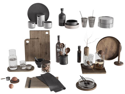 现代砧板 厨具组合