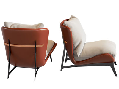 现代休闲单人沙发