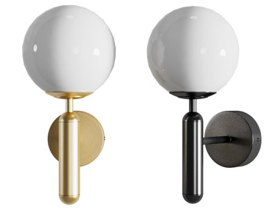 现代球形灯罩壁灯