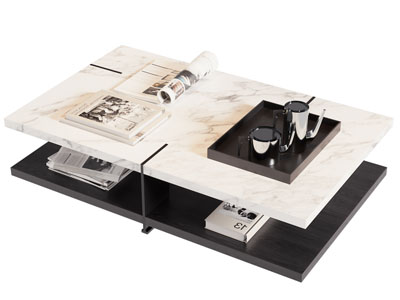 现代长方形茶几3d模型 现代长方形茶几