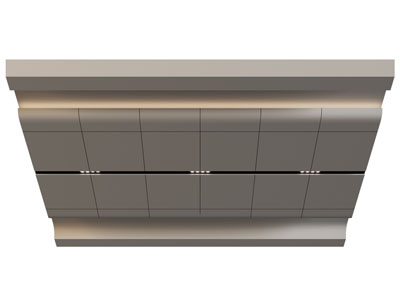 现代天花吊顶3d模型 现代天花吊顶