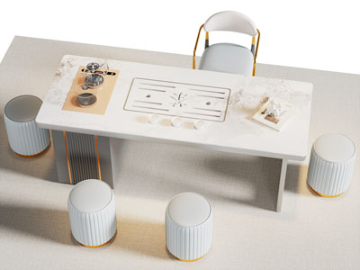 新中式茶桌椅组合