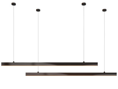 现代长方形一字型吊灯