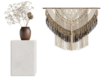 北欧编织墙饰挂件