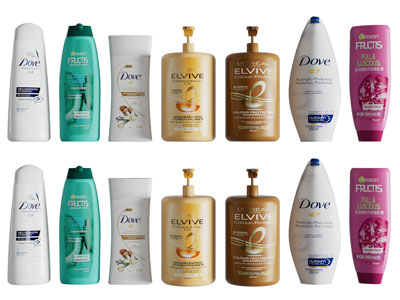 现代洗发水 洗护用品 化妆品