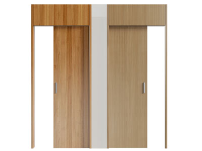 现代木门 房门 平开门3d模型 现代木门 房门 平开门