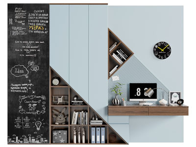 现代涂鸦装饰柜 书桌