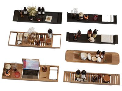 现代桌面香薰 洗护用品摆件组合 卫浴小件