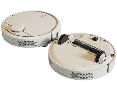 现代智能扫地机3d模型 现代智能扫地机