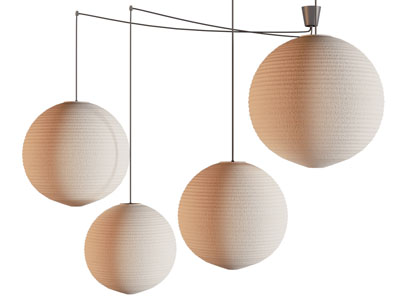 现代球型灯罩吊灯