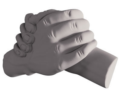 现代扳手腕雕塑雕刻 摆件3d模型 现代扳手腕雕塑雕刻 摆件