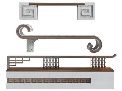 新中式公共椅子 长凳子