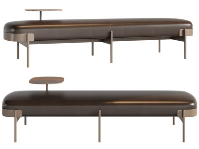 现代长方形沙发凳子