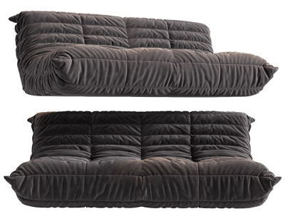 现代懒人多人沙发3d模型 现代懒人多人沙发