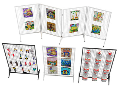 现代金属网收纳架 铁艺货架 网格挂架