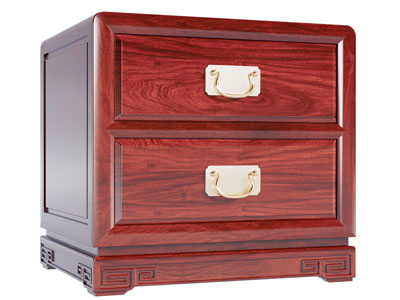 新中式实木床头柜