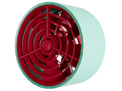 现代排风扇 流风扇3d模型 现代排风扇 流风扇
